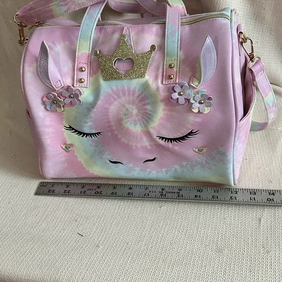 Under One Sky Pink and Gold Unicorn Tote Bag - Picture 4 of 12